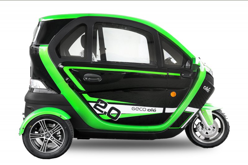 EEC Elektroauto Geco Ole 3000 V7 3kW inkl. Graphen Batterien Straßenzulassung EEC