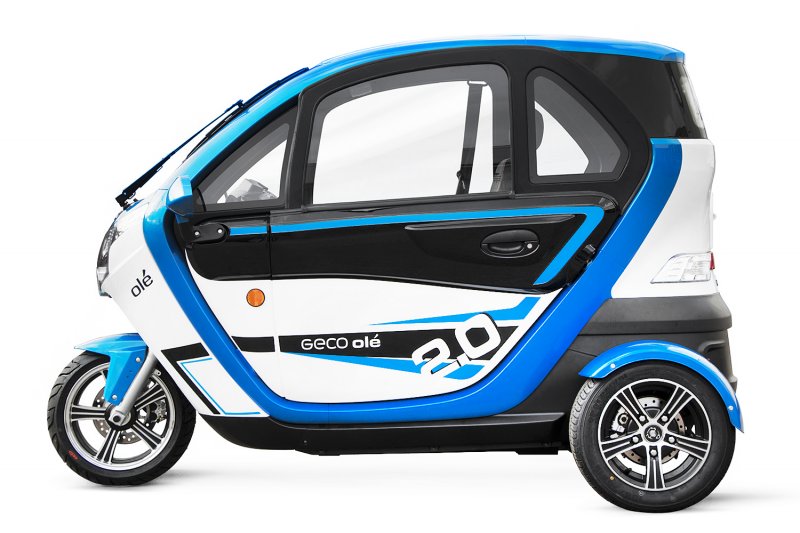 EEC Elektroauto Geco Ole 2000 V9 2kW inkl. 4,3 kW/h|72V 60Ah Batterien Straßenzulassung EEC