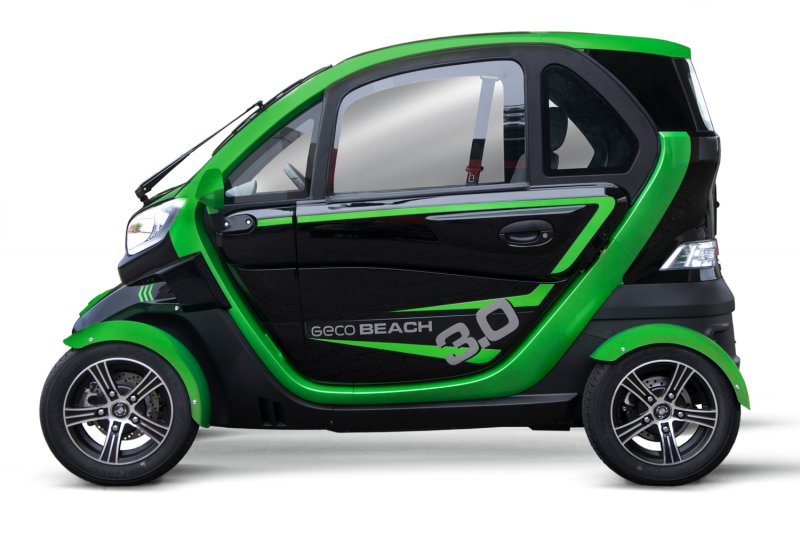 Elektroauto Geco Beach 3000 V8 3kW inkl. 5,4 kW/h|60V 90Ah Graphen Batterien Straßenzulassung EEC