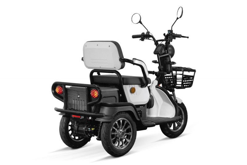 Geco Senio CX2 0.8kW 60V 25Ah Dreirad mit 25km/h Zulassung Seniorenmobil für 2 Personen