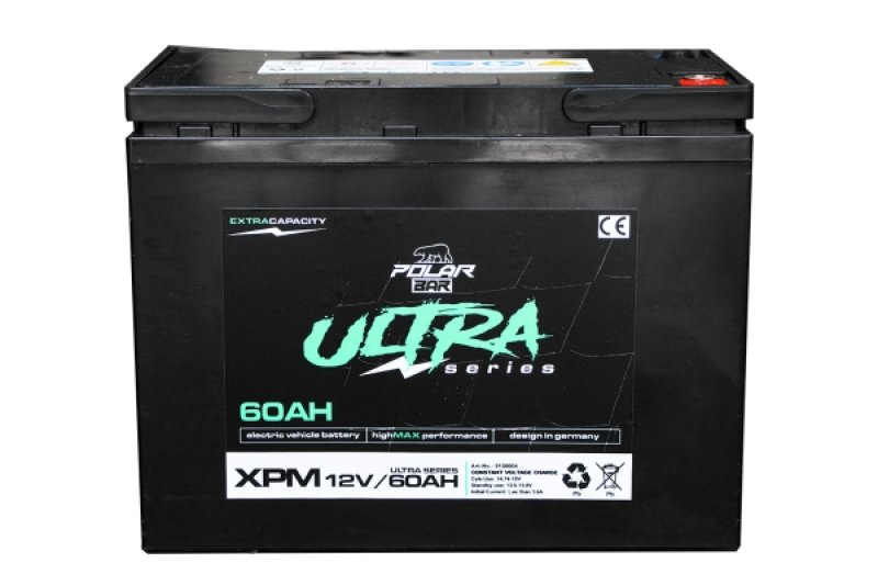 Polar Bär Ultra XPM AGM-Powerbatterie 12 V 60 Ah