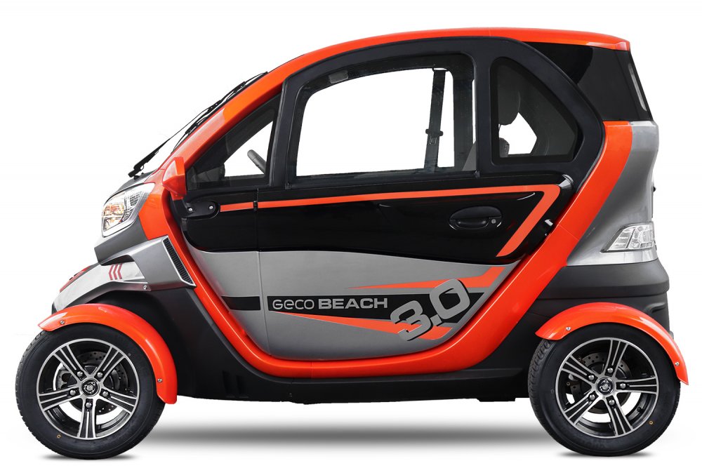 EEC Elektroauto Geco Beach 3000 V6 3kW inkl. Graphen Batterien Straßenzulassung