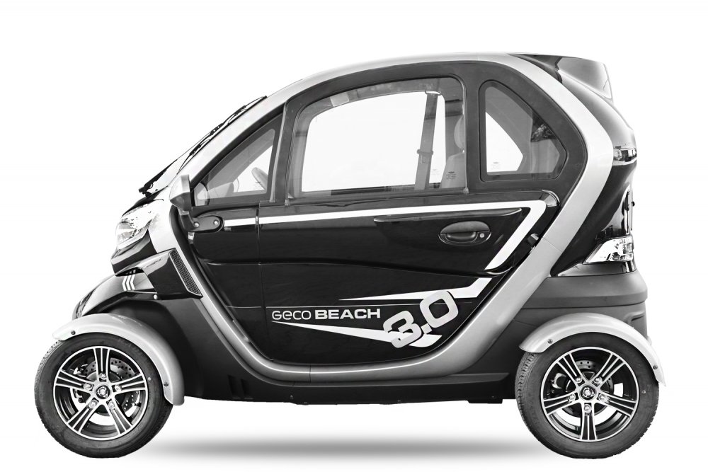 EEC Elektroauto Geco Beach 3000 V3 3kW inkl. Batterien Straßenzulassung | EEC