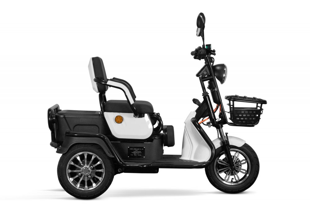 Geco Senio CX2 0.8kW 60V 25Ah Dreirad mit 25km/h Zulassung Seniorenmobil für 2 Personen